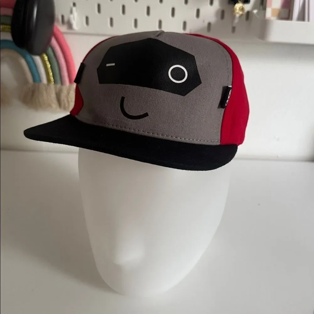 Audi Kids Robot Design Cap in Red and Black NWOT